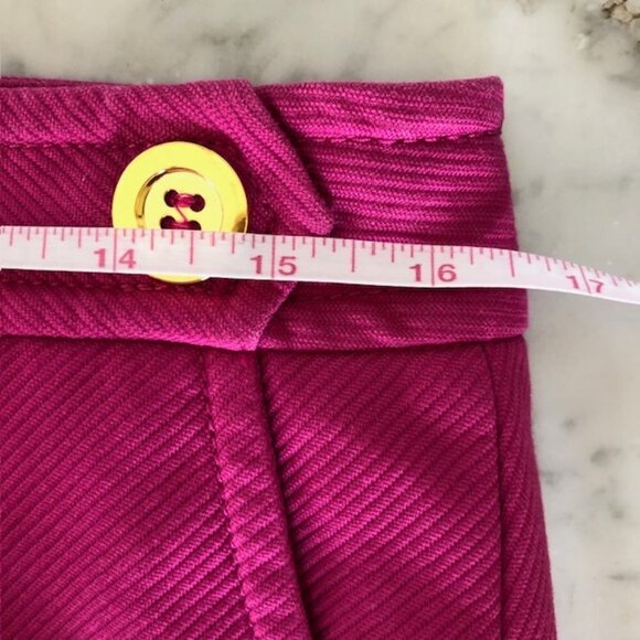 TALBOTS Gold Button Accent A Line Skirt with Pockets Lined 10P - Picture 12 of 15